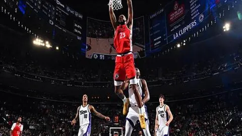 NBA积分榜风云变幻：快船狂胜32分，勇士小胜16分，骑士意外逆袭，排名争夺战激烈！